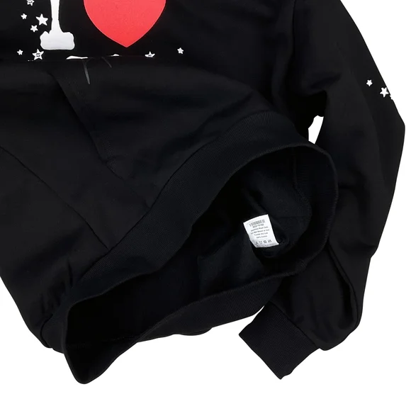 Sp5der NYC I Love Sp5der Souvenir Pullover Hoodie Black | Spider Worldwide - Picture 5 of 5